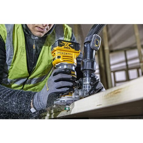 Dewalt - Défonceuse et affleureuse Dewalt D26204K 8 mm 900 W