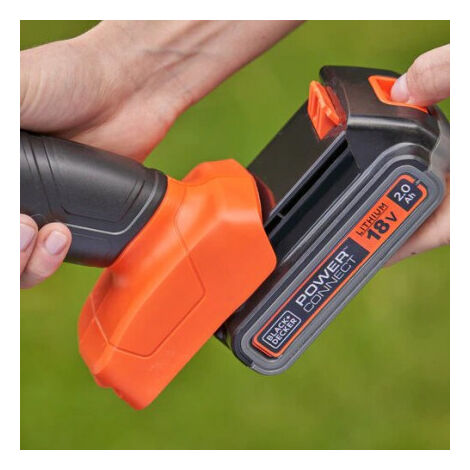 Sécateur électrique BLACK+DECKER 18V BCPP18B-XJ - Sans Fil, Léger, Gâchette Sécurité - Élagage Facile