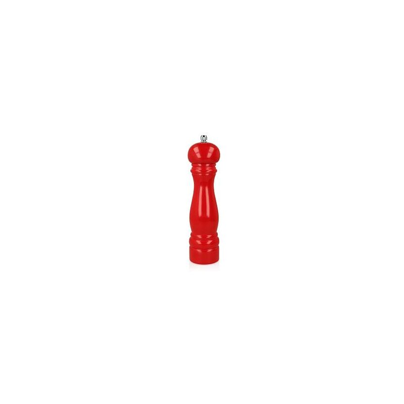 Metaltex Molinillo Pimentero 21cm en madera lacada color rojo pimienta 586044