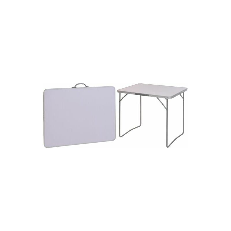 Mesa Plegable Camping Blanca 80x60 X35000160