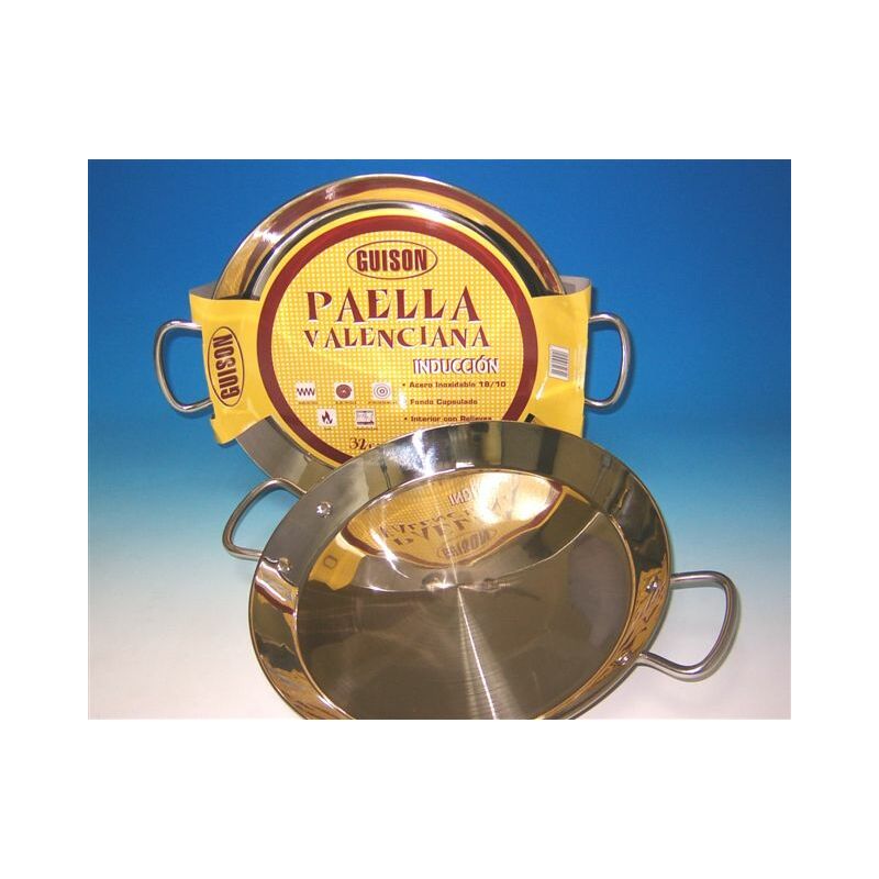 Paella Valen. Inox. Guison 40cm