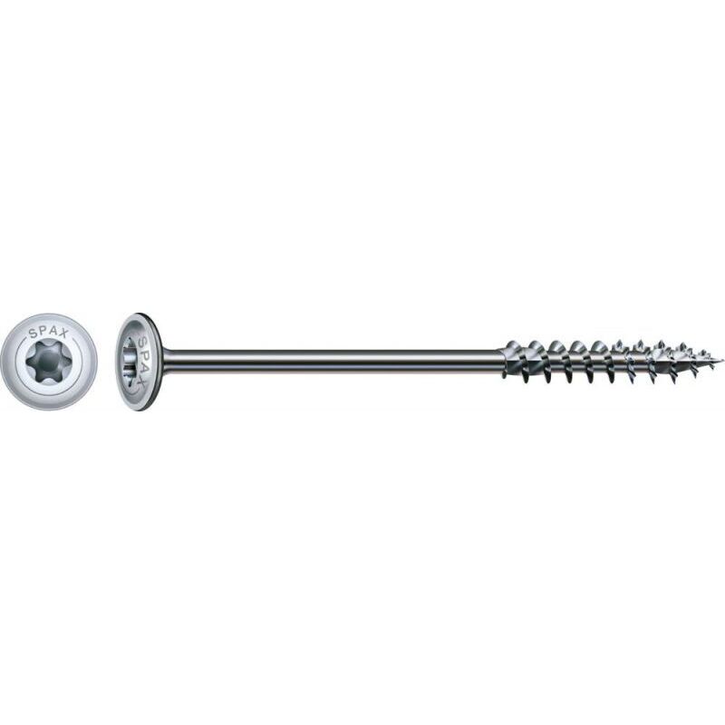 Vis à Bois Torx TX25 - 6.0x160 Mm - Acier électrozingué - Lot De 100 - STALCO - Neuf