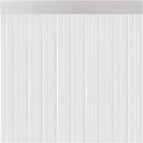 Cortina para puerta modelo lisboa color cristal 90x210cm m63580 acudam