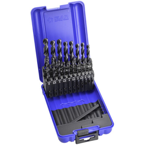 Juego Brocas DIN338 19-Uds. - 1466 - 1-10X0,50 HSS+Tialsin (1013) - Tialsin IZAR (1/4)