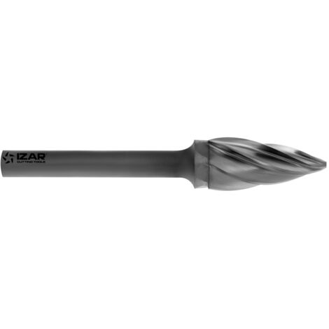 Fresa Rotativa Metal Duro Tipo G Ojiva - 9254 - 16,00X06,00 mm Dent.1 IZAR (1/4)
