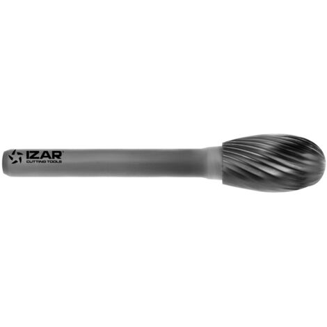 Fresa Rotativa Metal Duro Tipo E Gota-Oval - 9257 - 16,00X06,00 mm Dent.3 IZAR (1/4)