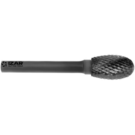 Fresa Rotativa Metal Duro Tipo E Gota-Oval - 9257 - 09,60X06,00 mm Dent.6 IZAR (1/4)