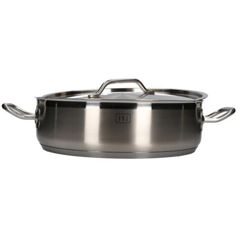 Cacerola con tapa BOJ de 28 x 8 cm, 2 asas Premium (1/5)