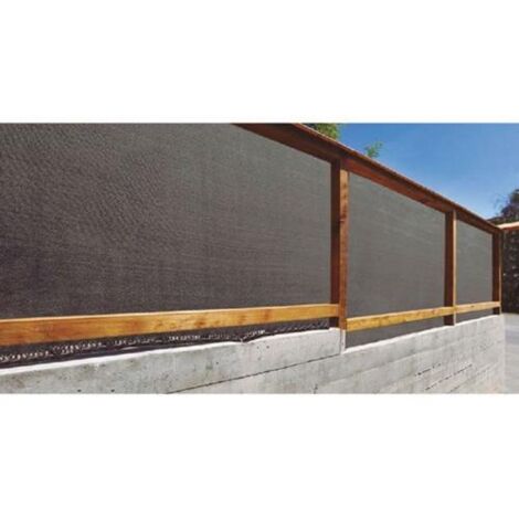 Malla ocultacion premium 230 gr/m2 100 2x5m Antrac NOVARTIX