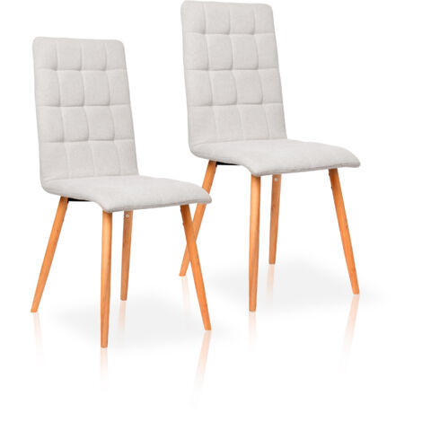 Pack de 2 sillas de comedor estilo Contemporáneo Modelo Nadia (1/5)