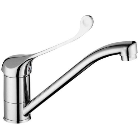 Grifo monomando de fregadero con maneta Higiénica modelo Indo