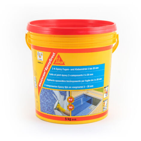Lote de  1 unidades SikaCeram EpoxyGrout (AB) snow 5 KG Cubo SIKA