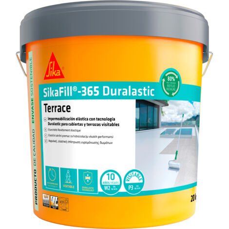 Lote de  2 unidades SikaFill 365 Terrace Rojo 5 Kg SIKA