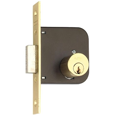 Cerradura Madera Embutir 23X35Mm 51/60Hl Laton Canto Cuadrado Yale