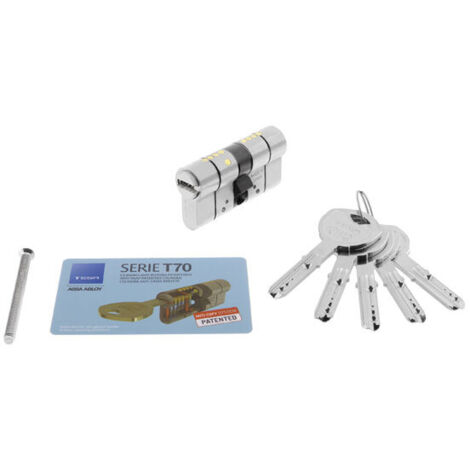 Cilindro seguridad TESA doble proteccion roturas T7553040N