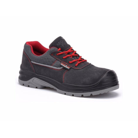 Zapato seguridad PAREDES S1P Beta gris-rojo talla 44 (1/3)