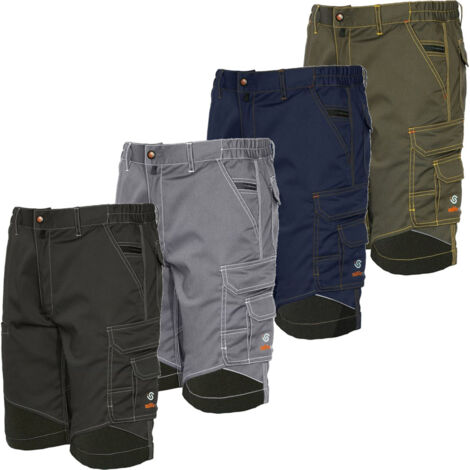 Bermuda Trabajo Issaline Extreme 8834B, Multibolsillos, Refuerzos Gris claroSS Gris claro (1/5)