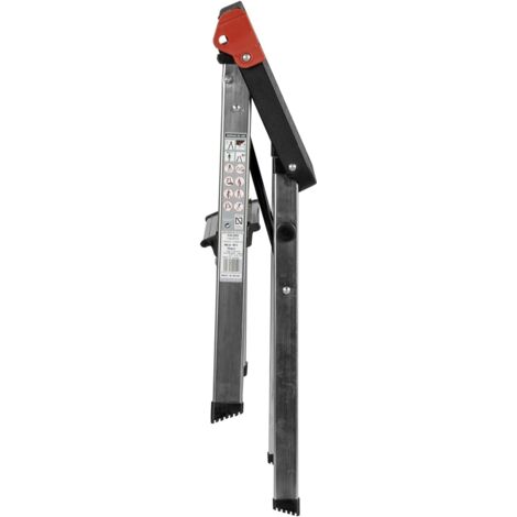TABURETE DOMESTICO ALUMINIO M-2 2 PELDAÑOS NEGRO - MD2001 NEGRO (1/3)