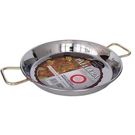 Paella valenciana GARCIMA inoxidable la ideal 50 cm.