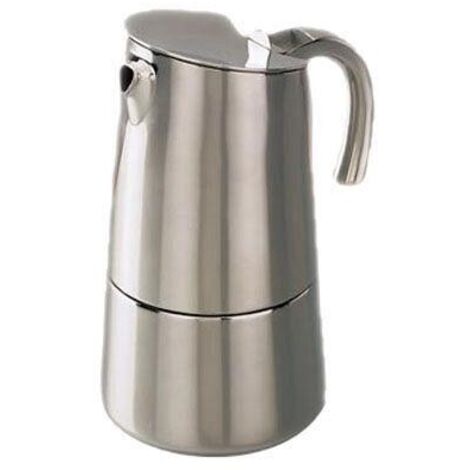 Cafetera BRA Bella inoxidable 2 tazas para todo fuego