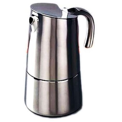 Cafetera BRA Bella inoxidable 4 tazas para todo fuego