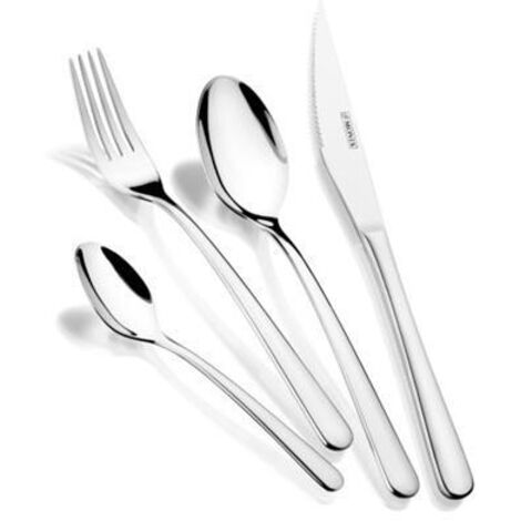 Cuberteria BRA 24 piezas con cuchillo chuletero pisa