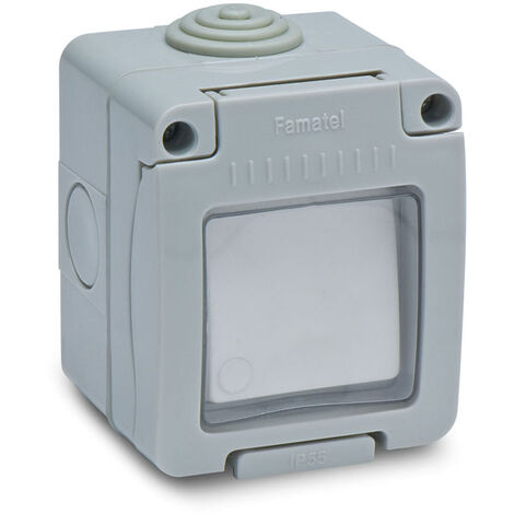 Interruptor Conmutador blanco de empotrar 10A 250V Famatel 9302