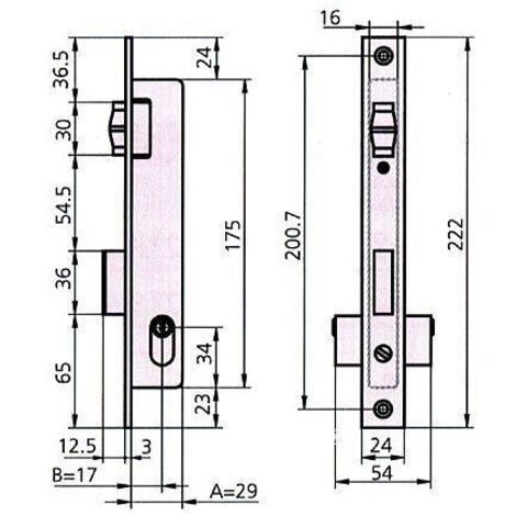 Cerradura puerta metal CVL 1975v/5