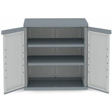 ARMARIO RESINA BAJO XL WAVE JUMBO GRIS 94,5 X 89,7 X 53,7 CM - 1001725