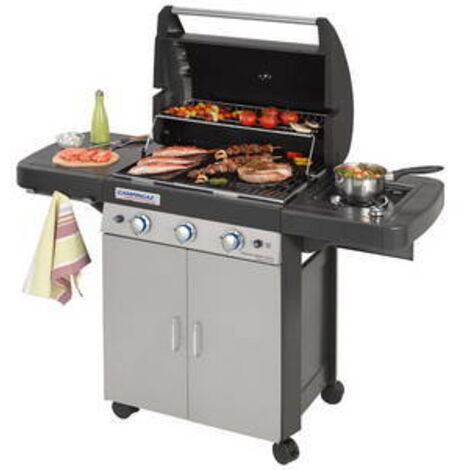 CAMPINGAZ - Barbacoa de gas de 3 quemadores BBQ 3 Series Classic LS Plus