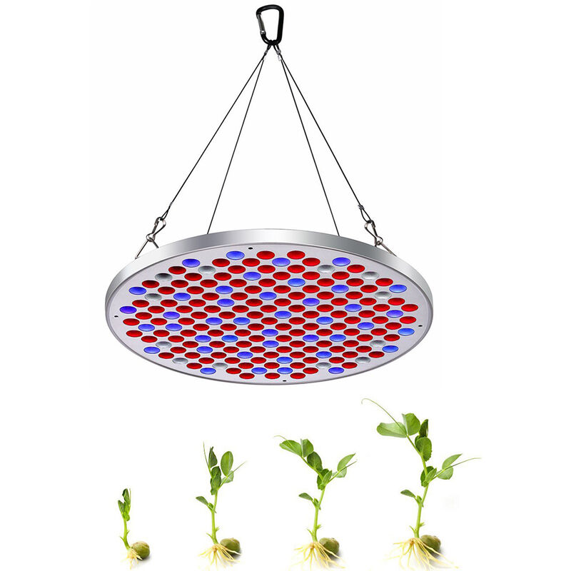 LÁMPARA LED PARA CRECIMIENTO LUMINOSO CRECIMIENTO DE PLANTAS Forma Redonda Negro 29.2*1.4cm