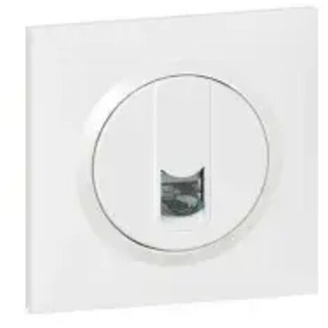 Prise blindée RJ45 catégorie6 FTP dooxie finition blanc COMPLET