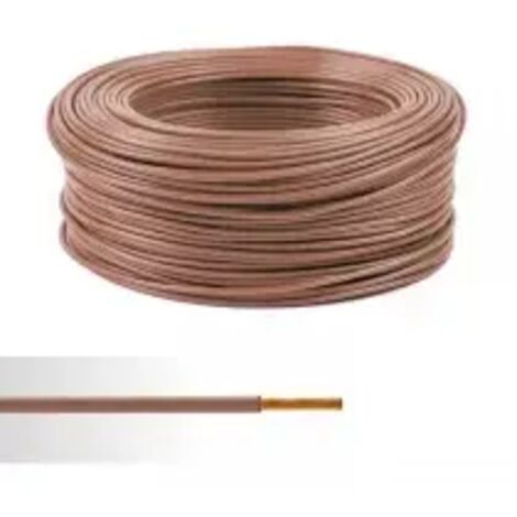 Fil électrique souple ho7v-k 16mm2 marron (prix au m)