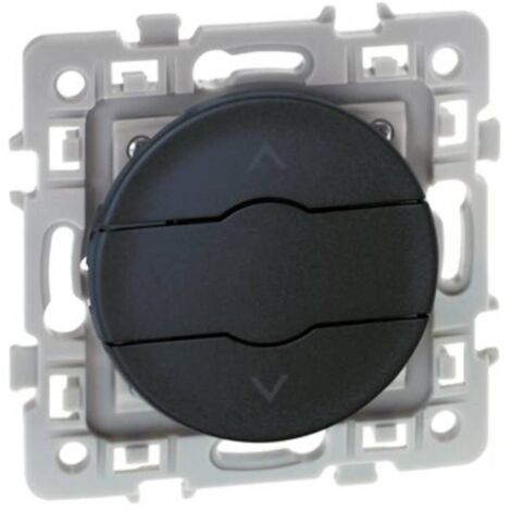 EUROHM Square Interrupteur volets roulants anthracite - 60323
