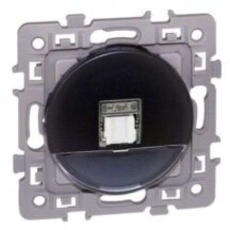 EUROHM SQUARE PRISE RJ45 GRADE 2TV CATÉGORIE 6 STP ANTHRACITE - 60372