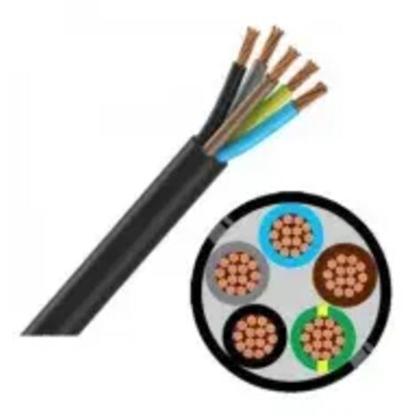 Câble U1000 R2V CU (Rigide) - 5G10 mm² - Prix au M
