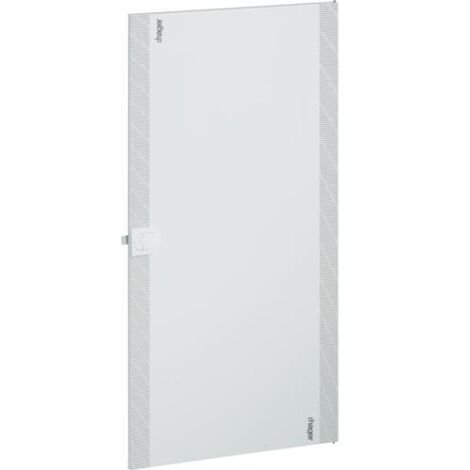 Hager – Porte de coffret électrique pleine 1000x500mm – 6 rangées – Indice de protection IP41 – Finition esthétique pour installation