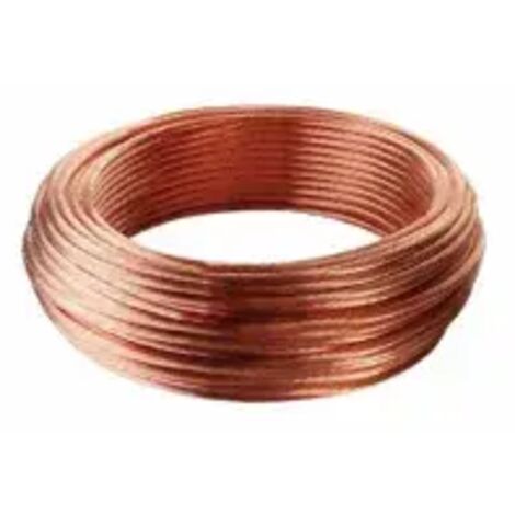 Tresse de cuivre nue 25mm² pour mise à la terre - Prix au mètre
