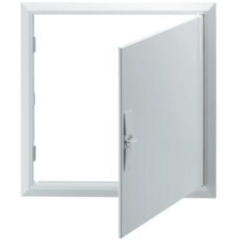 Hager – Cadre avec porte pour bac d'encastrement Gamma 13 – Dimensions 608x740x13mm – Compatible coffret GE426EN – Trappe d'accès GTL - GF426E