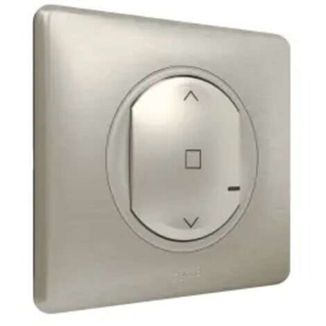 Legrand – Interrupteur filaire connecté pour volet roulant – Céliane with Netatmo – titane – contrôle à distance via application