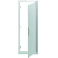 Hager – Cadre porte gamma+ 13 blanc pour bac d'encastrement GE413EN – Installation rapide et sécurisée – Finition soignée – Pour résidentiel et commercial