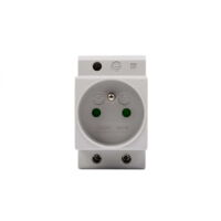 Hager – Prise modulaire 2P+T 16A pour installation électrique – Connexion SanVis – 2,5 modules – Pour chantiers humides