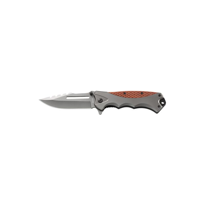 Ausonia 26565 Coltello tascabile serramanico lama manico acciaio inox 21 CM