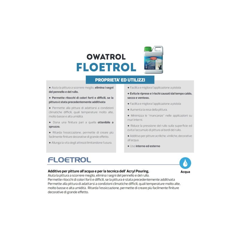Owatrol FLOETROL Additivo per pitture ad acqua 1 LT