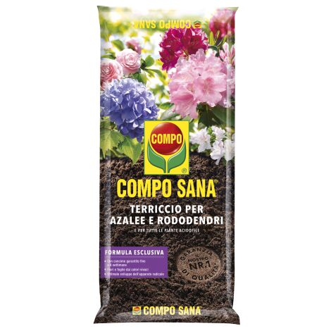 Compo SANA AZALEE RODODENDRI Terra Terriccio substarto Turbo Radici 50 LT