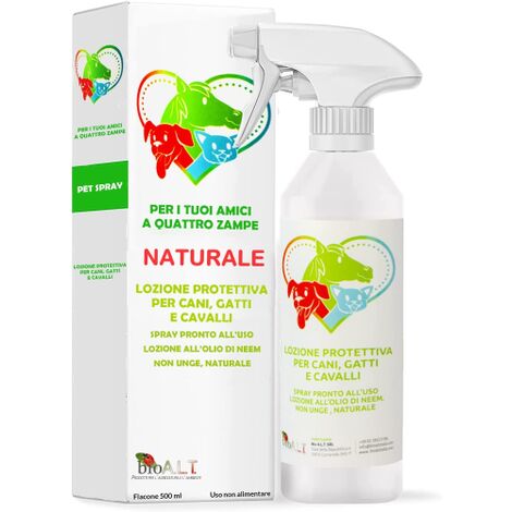 Bio ALT LOZIONE NEEM antiparassitario biologico cani gatti cavalli 500 ML (1/7)