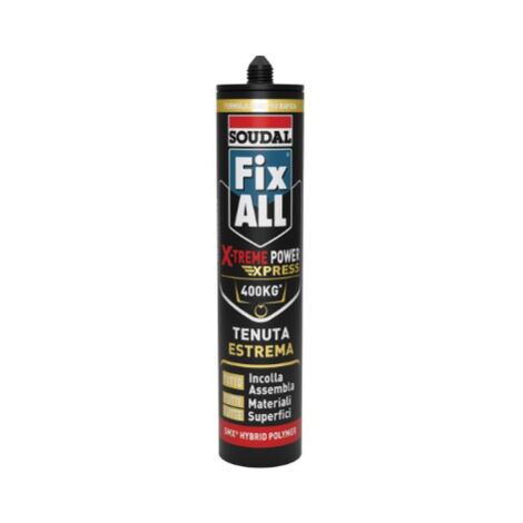 Soudal FIX ALL X-TREME POWER Adesivo sigillante rapido tenuta estrema bianco 280 ML (1/5)