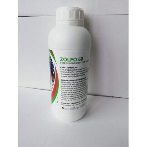 Bio ALT ZOLFO 60 L Rimedio biologico liquido Oidio Marciume apicale 1 LT