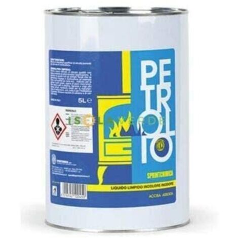 Sprintchimica PETROLIO BIANCO LAMPANTE Combustibile sgrassante pulizia catene 5 LT