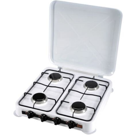 Vinco ART. 76004 FORNELLO A GAS FOUR Quattro fuochi Gpl Campeggio Camper 1,4 kw